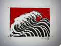 Red Field Study No.4 (Curl), 2023