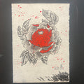 Peony flower - Original Art by John Biswell